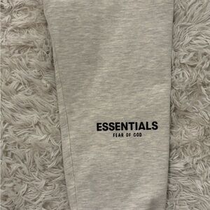 Fear of God Essentials Light Gray Joggers
